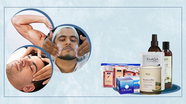 Vlcc fruit cleanup + Rica Wax FA + UA + Chest + Bleach/D-tan Face 5 Min Head Massage Free