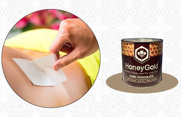 Half Back with Honey Choco Wax