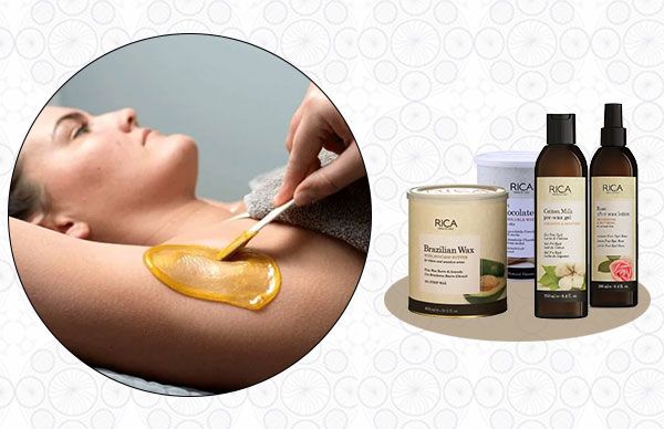 Under Arms Wax with Rica Peel Off 