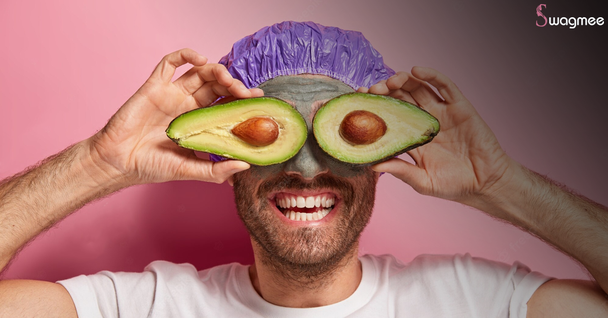 A Face Mask Of Avocado For Healing Your Dry Skin For Men
