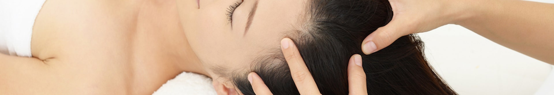 At home body and head massage